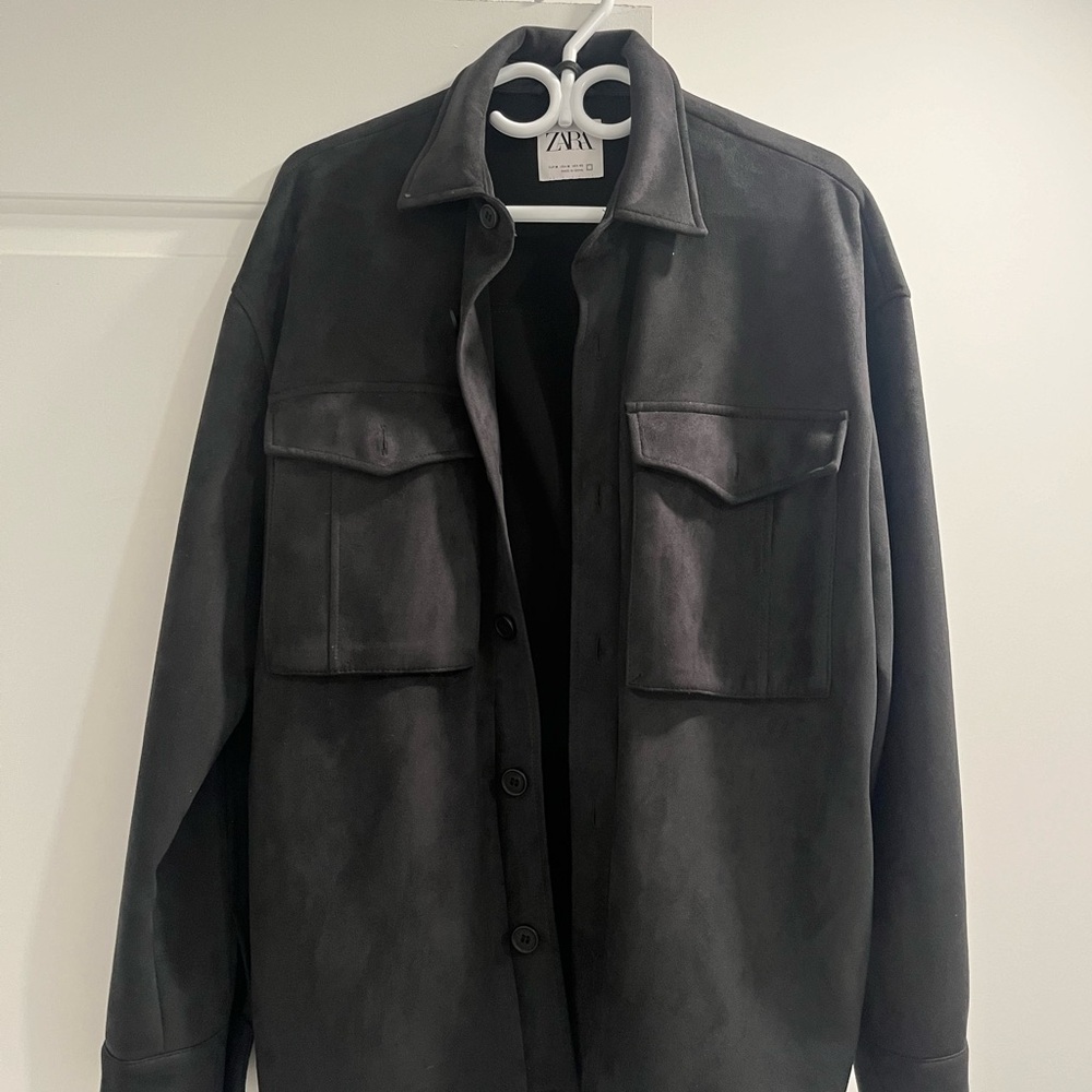 Zara Suede button up